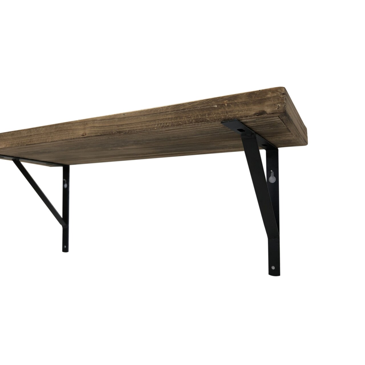 TX USA Corporation Steel Tri Bracket For Foster Shelf, Vertical Mount, Set Of 2 - Black